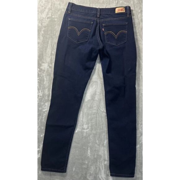 Levi’s Jeans 524 Skinny Leg Women’s Size 9 Dark Wash 29 x 32 - Picture 2 of 9